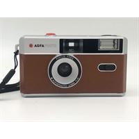 AGFA FOTOCAMERA ANALOGICA 35mm BROWN + CASE