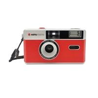 AGFA FOTOCAMERA ANALOGICA 35mm RED + CASE