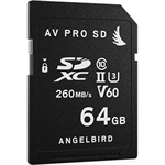 ANGELBIRD AV PRO SD 64GB V60 280-160 MB/S - AVP064SDMK2V60