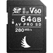 ANGELBIRD AV PRO SD 64GB V60 280-160 MB/S - AVP064SDMK2V60