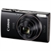 CANON POWERSHOT IXUS 285 20.2MP 24X BLACK - GARANZIA CANON ITALIA