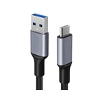 CAVO USB C a USB 3.0  DA 1m IN NYLON INTRECCIATO