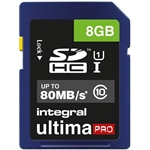 INTEGRAL SD 8GB 80MB/S U1 - INSDH8G10-80U1 54-82-17