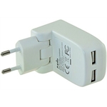 JUPIO DUAL USB WALL CHARGER 17W