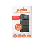 JUPIO DUO CHARGER LCD - LP-E6 - JDC2001