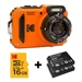 KODAK WPZ2 ORANGE KIT 2 BATT.+ MICRO SD 16GB