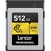 LEXAR CFExpress TYPE B 512GB GOLD
