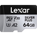 LEXAR MICRO SDXC64GB SILVER  PLUS A2 V30 