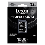 LEXAR SD 32GB 1000X UHS2 U3