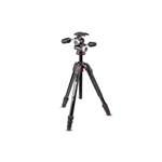 MANFROTTO TREPPIEDE 190GO 4 SEZIONI IN ALLUMINIO + TESTA 3 VIE - MK190GOA4-3WX