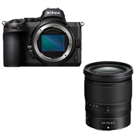 NIKON Z5 BODY + NIKKOR Z 24-70mm F4 + SD 64GB - GARANZIA NITAL 4 ANNI