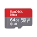 SANDISK MICRO SD64GB ULTRA +AD 150MB/s 999x