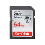 SANDISK SD ULTRA 64GB XC ( UHS I ; V: 533X ; R: 80MB/S )