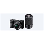 SONY ILCE6100AXB + 16-50 II + 55-210MM (ILCE-6100YB)- GARANZIA SONY ITALIA