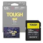 SONY SD TOUGH 128GB UHS-II U3 G V90  ( R : 300MB/S - W : 299 MB/S) 