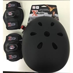 XSKATE SET PROTEZIONI TESTA, GINOCCHI, GOMITI TAGLIA L/XL