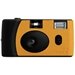 YASHICA FOTOCAMERA ANAL. MF-1 PELLE ORANGE+PELLICOLA YAS-MF1-BK 